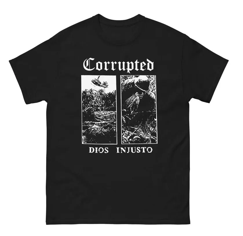 Corrupted Dios Injusto Unisex Black T-Shirt