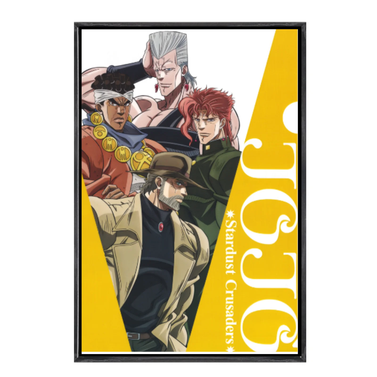 

Japanese Manga Jojo's Bizarre Adventure Multi-Size Canvas Poster Double Framed Wall Art Home Decor Home Decor