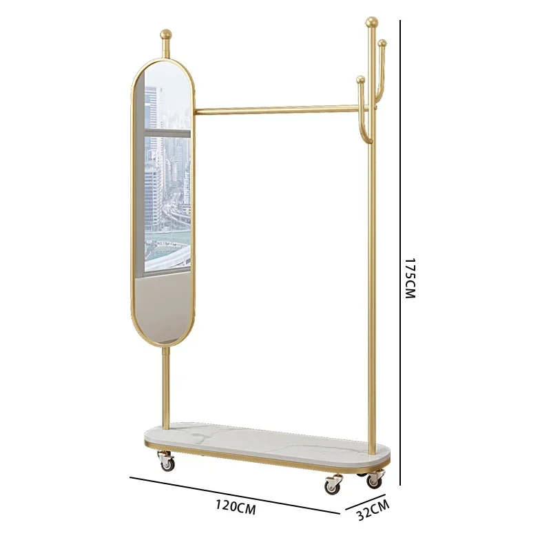 Soporte para espejo de tocador, perchero moderno para puerta, perchero nórdico estandar, decoración gótica Vertical