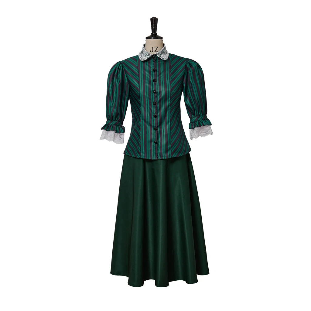 Haunted Mansion Kostüm Maid Schürze Kleid Butler Castmember Kostüm plus größe