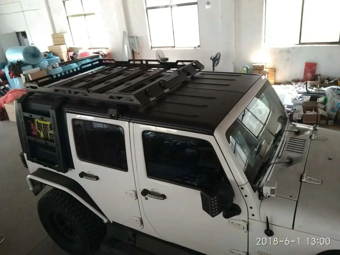 

J376 штормовой багажник для jeep wrangler JK 4ds багажник на крышу автомобильные багажники на крышу багажник для багажа стальной багажник lantsun