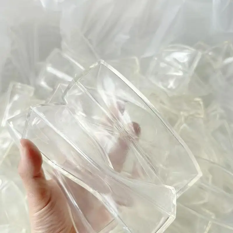 1/2Pcs Rectangular Plastic Empty Ball Skins Cute Soft Texture DIY Stress Ball Making Shell For Kids Adults