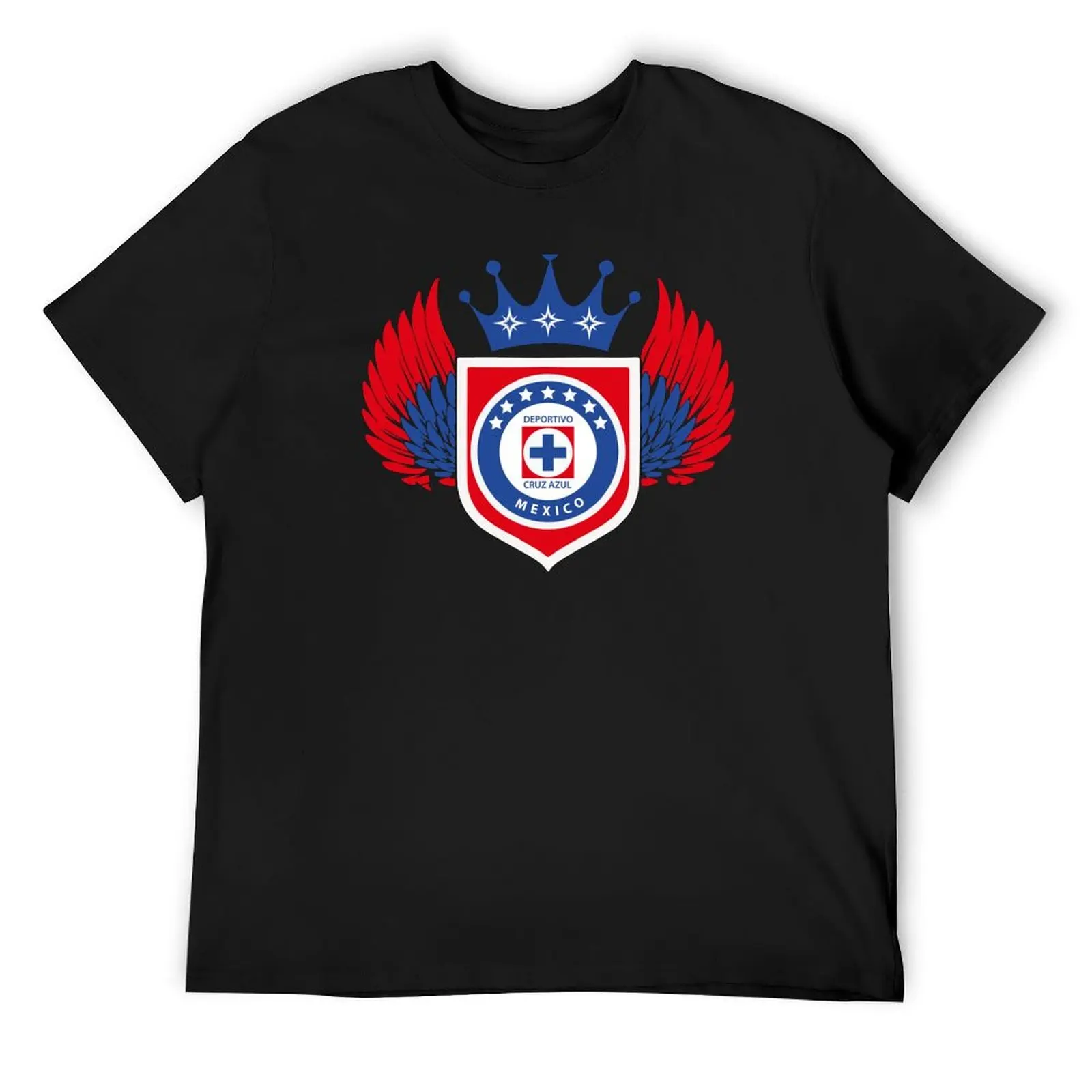 

Shield Cruz Azul T-Shirt vintage t shirts anime figures graphic shirts shirts graphic Men's cotton t-shirt