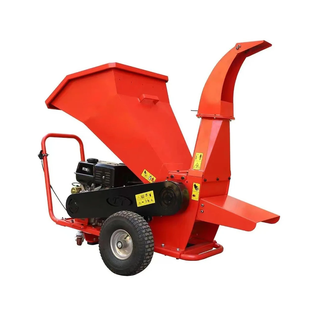 Professional Tree Shredder Industrial Electric Automatic Forestry Machinery Wood Chipper Machine For Sale