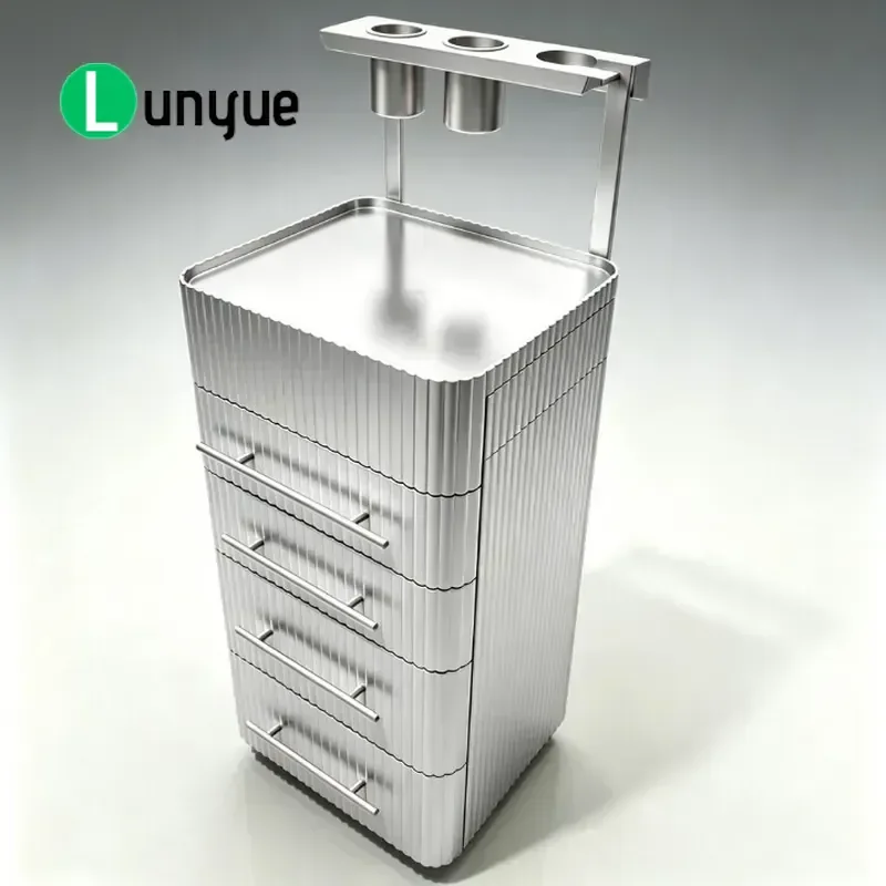 Barber Shop Tool Cabinet Hair Multi Layer Drawer Cart Large Capacity Removable Storage Furniture for Beauty Parlor