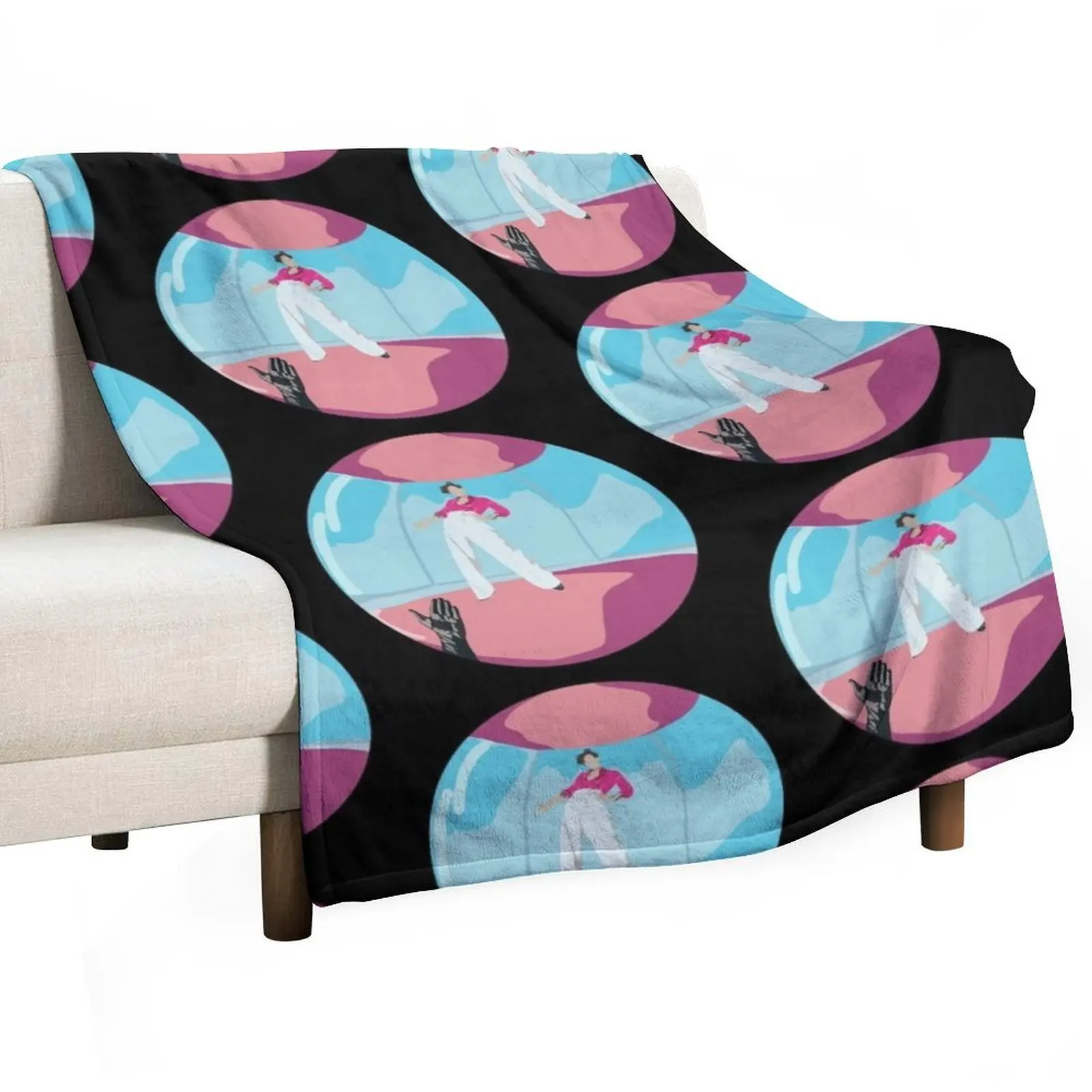 

Fine line Throw Blanket sofa bed Sofa Throw for winter Soft Big Blankets