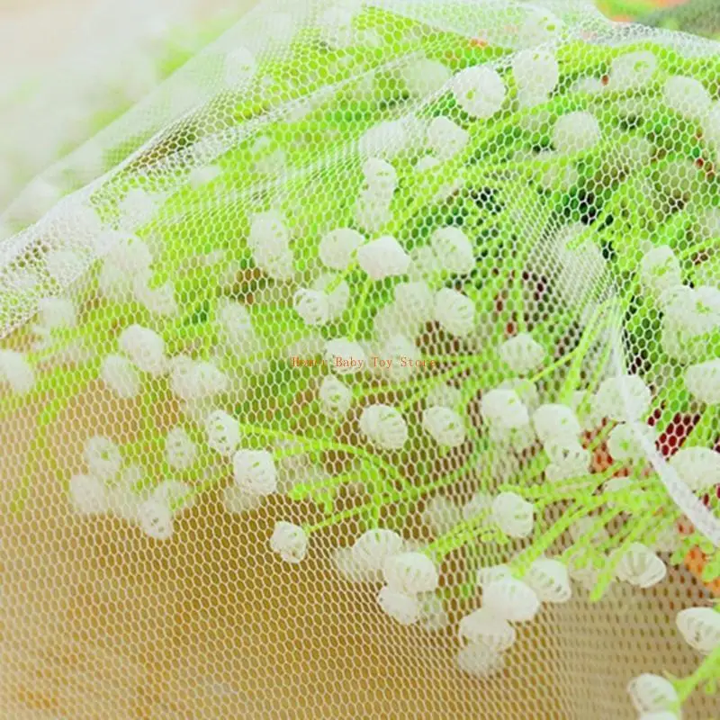 J0PF سرير قابل للطي شبكة البعوض غطاء سرير الطفل الصيف لوازم الفراش تنفس #3