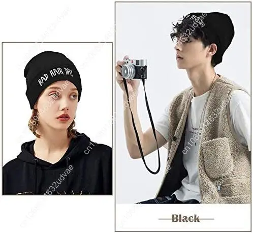 Joyci Winter Unisex Divertente Cattivo Capelli Giorno Hip Pop Beanie Cappello Donna Uomo Sci