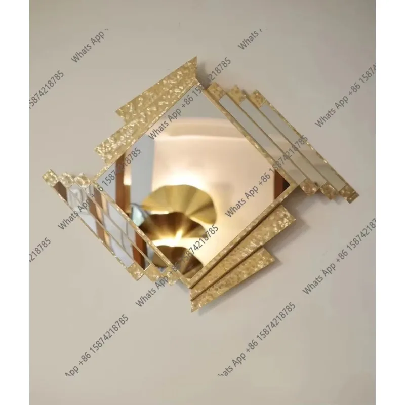 Living Room Bedroom Wall Hanging Art Special-shaped Decorative Mirror Creative Irregular Bathroom Mirror X