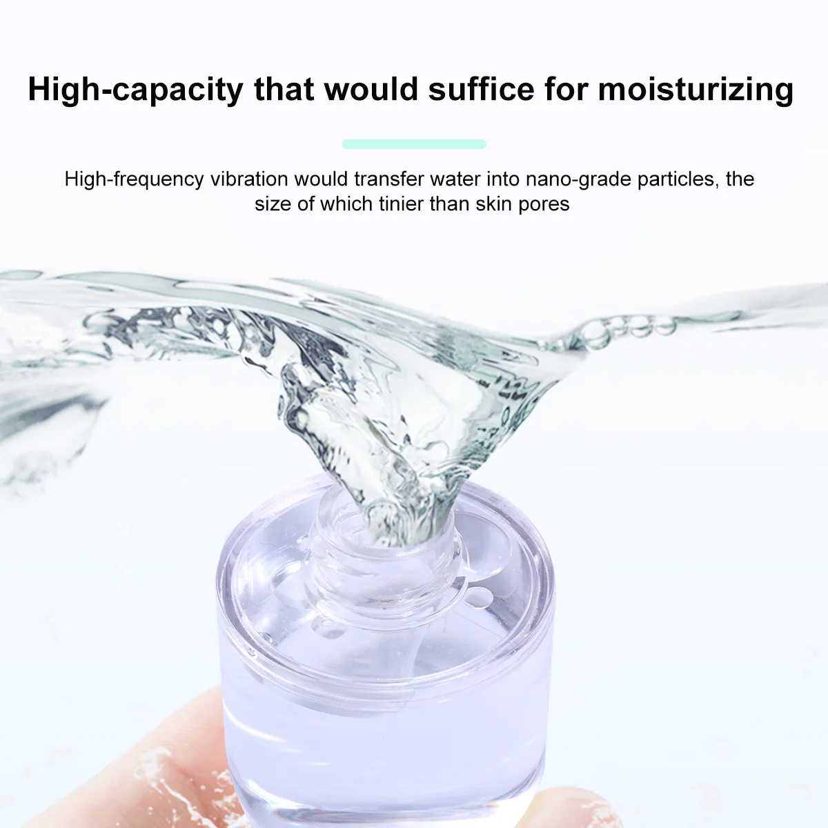 

2pcs Mini Portable Air Humidifier Nano Mist Sprayer Beauty Skin Moistener Hydrating Instrument For Home Car Travel