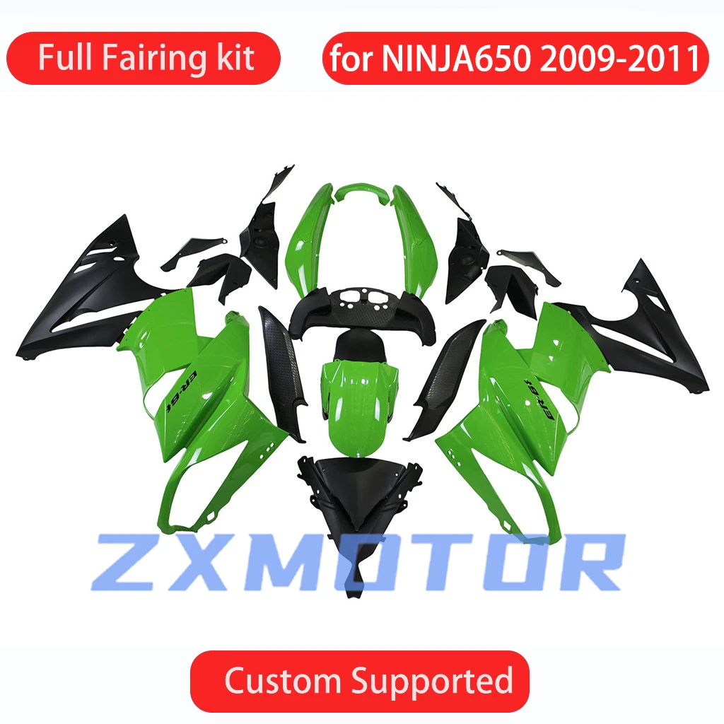 Prime Fairings NINJA650 2009 2010 2011 Motorcycle Aftermarket Fairing Set Bodywork Kit Panel for KAWASAKI ER-6F 09 10 11