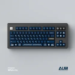ALAMI Vikings Keycaps 172 Keys PBT Dye-Sublimation Keycaps Cherry Profile Keycaps for Cherry MX Switches Mechanical Keyboard