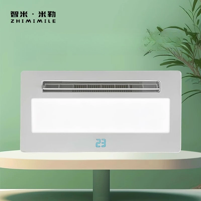 Dispositivo di raffreddamento con controllo intelligente, illuminazione di scarico della cucina, ventilatore freddo a doppio soffiaggio per bagno a soffitto integrato due in uno