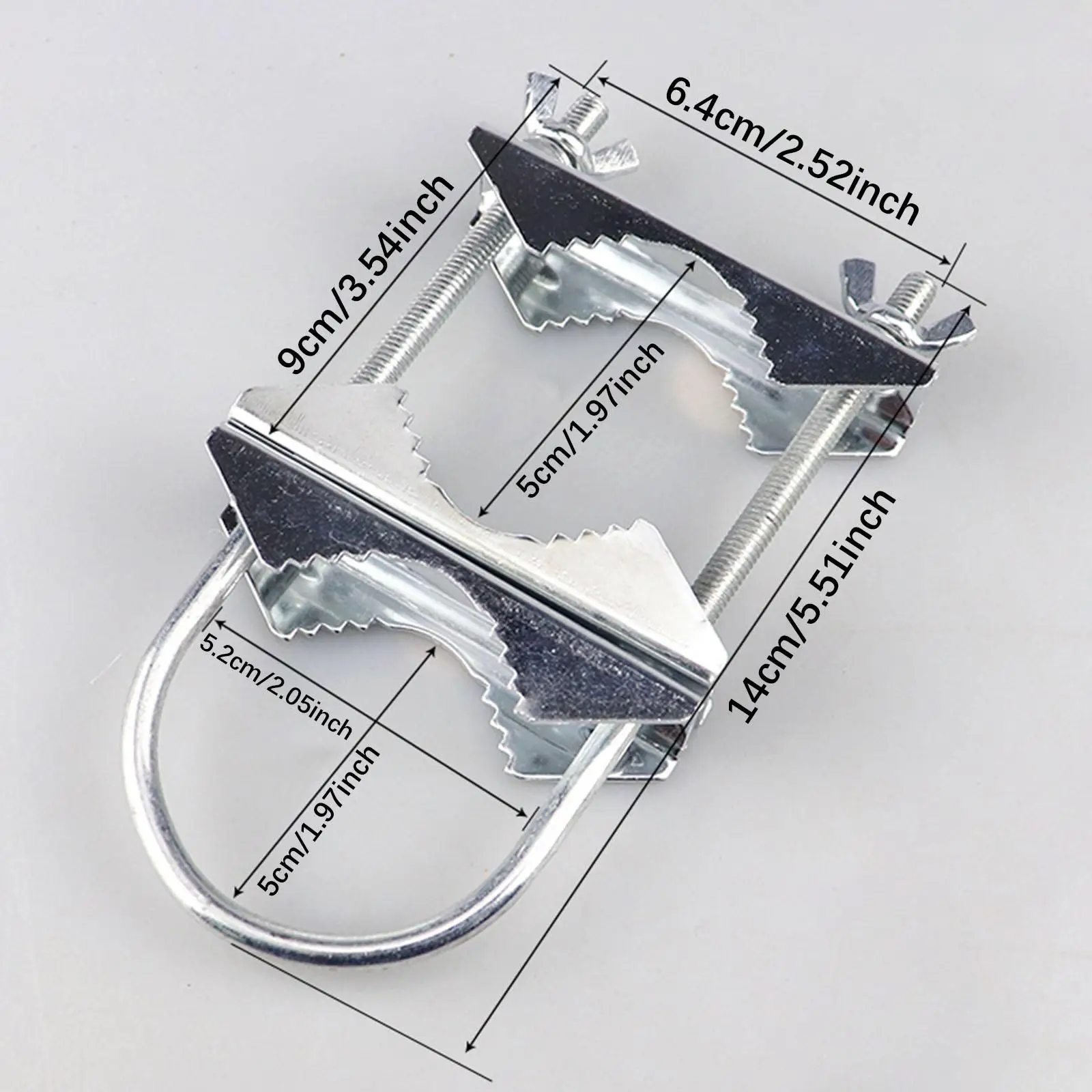 U-образный болт для крепления трубы V-образный кронштейн для блока челюстей в сборе Зажим для мачты внешней антенны телевизора