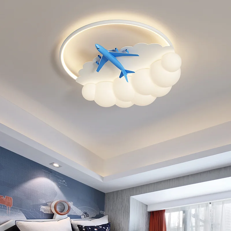 Airplane Lamps Modern LED Chandelier Lights For Children Bedroom Living Room kitchen Lusters Home Decor Indoor Indoor Lighting