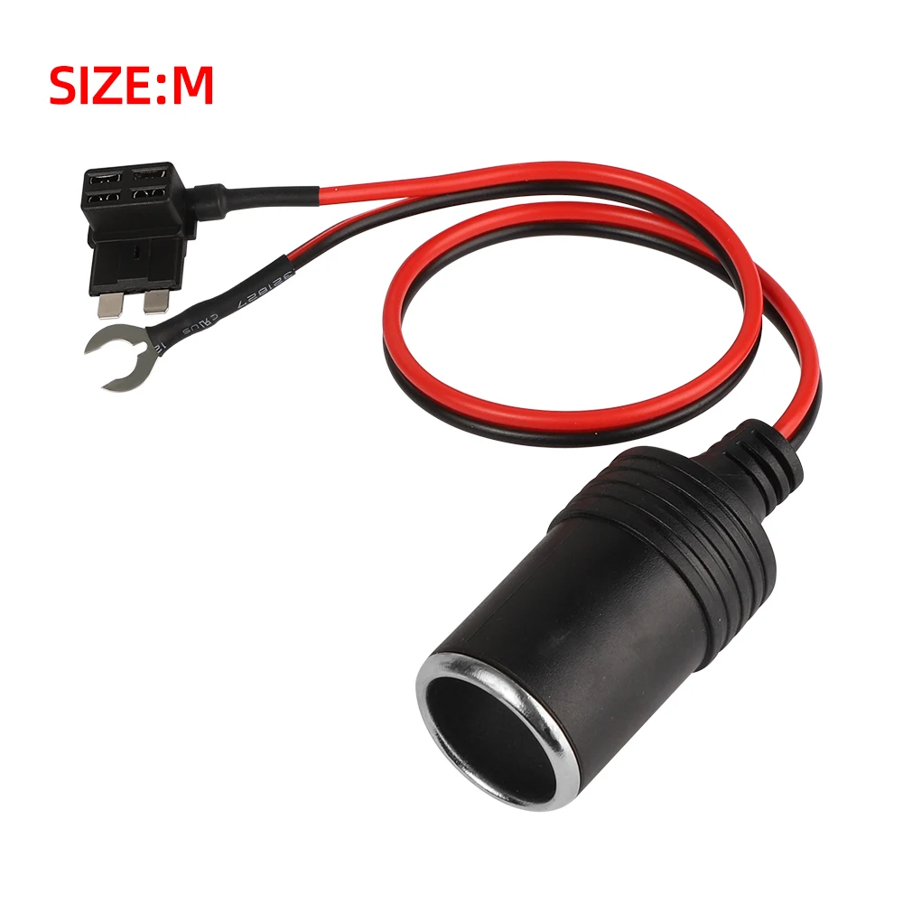 12 V 10 A/15 A/20 A/50 A Automontiertes Zigarettenanzünder-Ladegerät mit 30 cm Kabel, Buchse/Stecker, Stecker-Adapter, universell – Detail 14