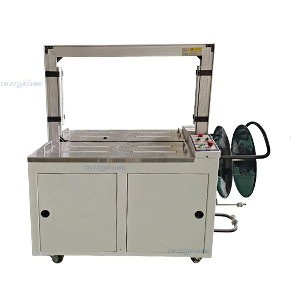 Hot Automatic Plastic Strapping Machine High-Accuracy Intelligent Bundling Equipment Industrial Packing High Productivity