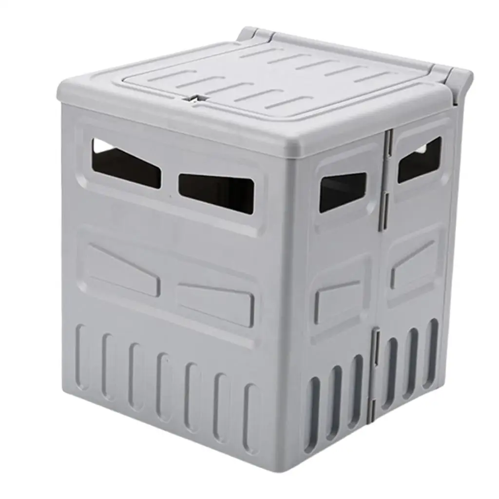 Folding Portable Toilet Car Toilet Storage Stool Camping Toilet Car Emergency Toilet Portable Bucket for Car/Hiking/Travel/Trip