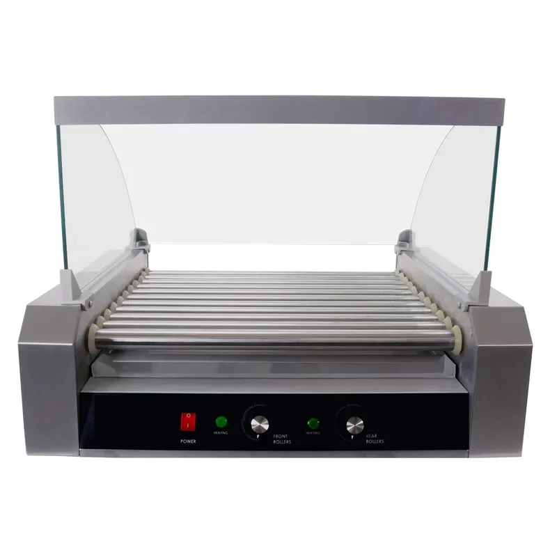 Commercial 7 Roller Hot Dog Machine / 110V Hot Dog Grill / Hot Dog Making Machine For Sale