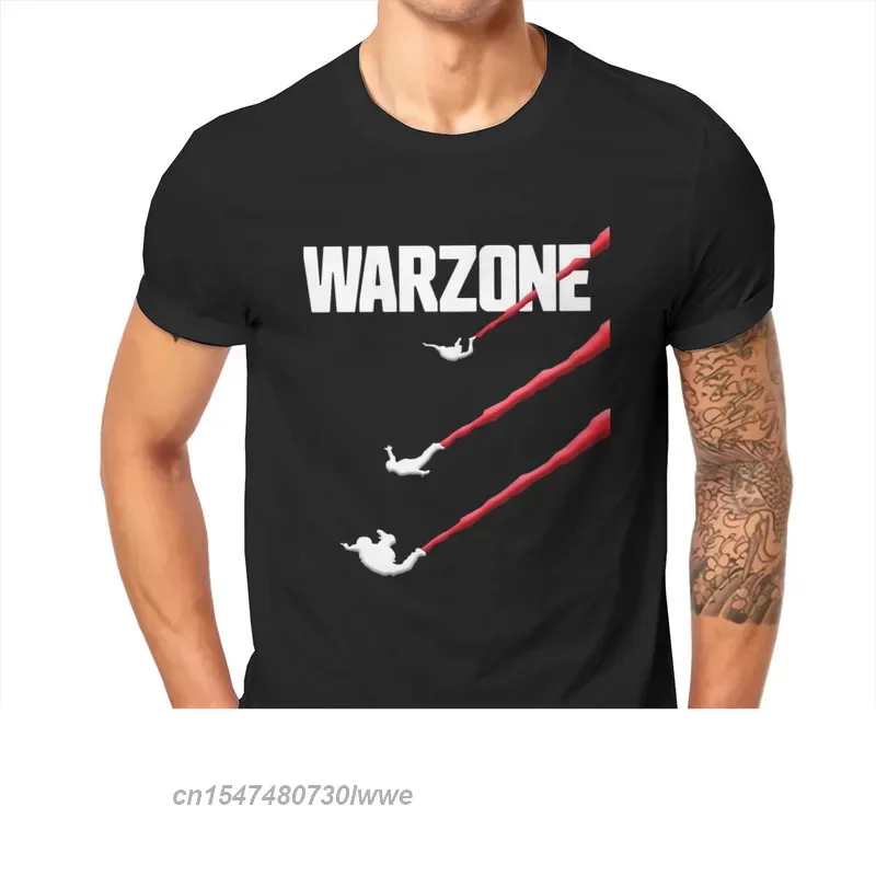 Cod Warzone Game Fabric Tshirt Dropping In Basic T Shirt Leisure Men Clothes Quality Trendy