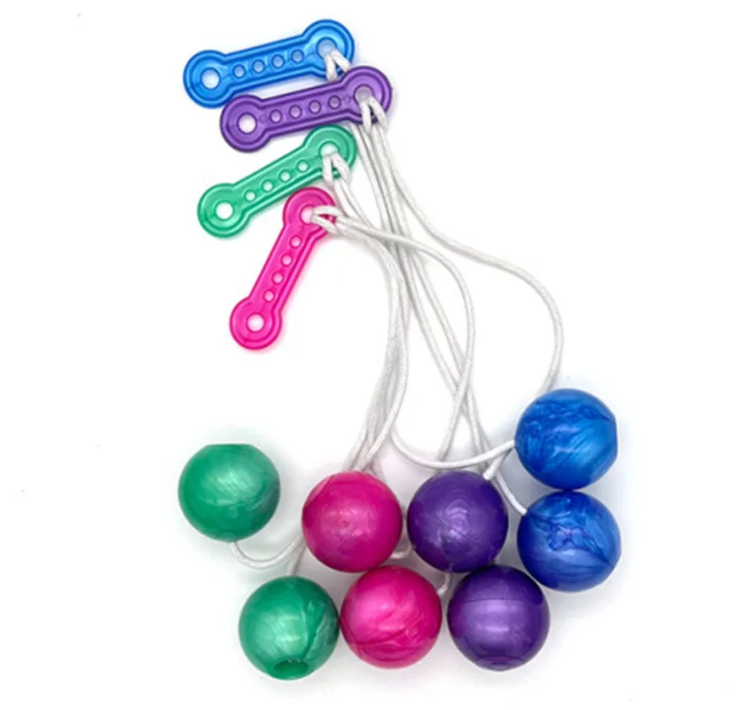 Fidget For Anxiety Click Clack Clackers Balls On A String Finger Toy Stress Adults Kids Juguete Para Aliviar El Estrés Gift