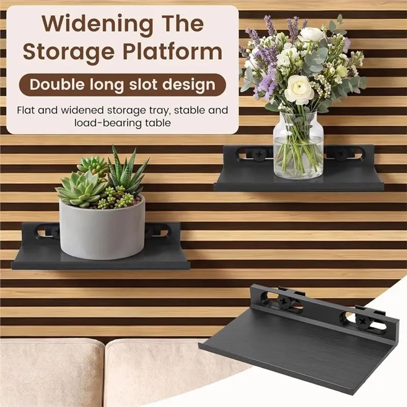 ABDJ-Soundproof Wall Panel Planter Plant Tray Holder-Bracket For Indoor& Outdoor Greenery Decoration