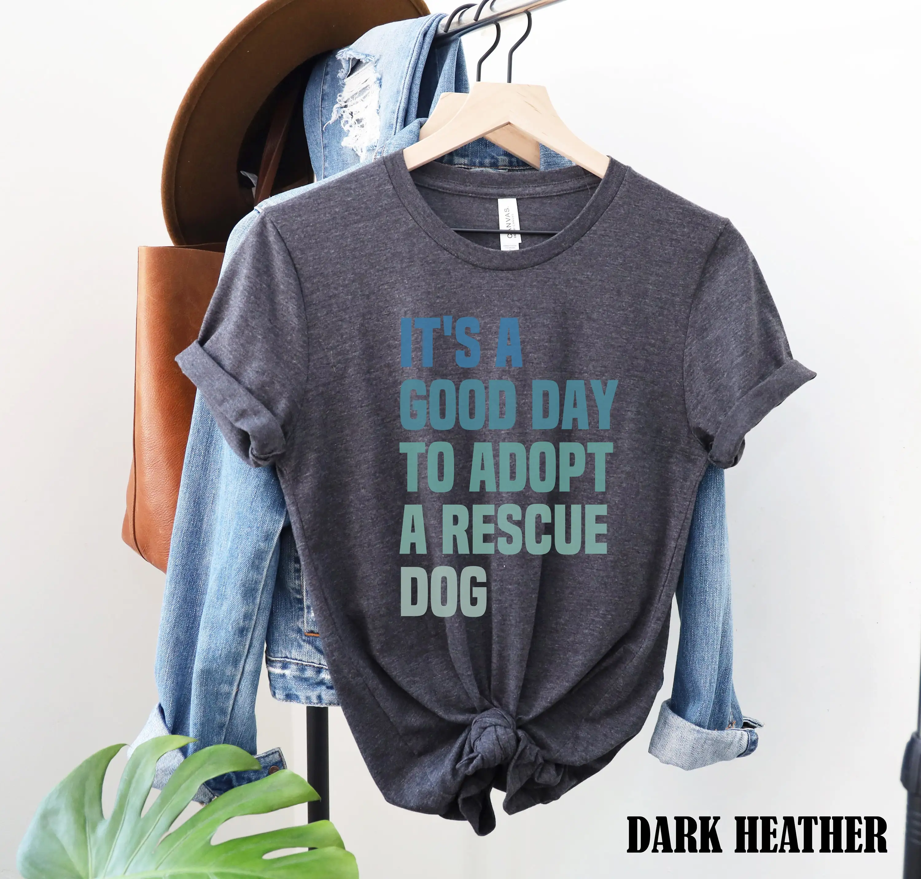 Adopt A Rescue Dog T Shirt Love Dogs Good Day To Foster Animal Lover Mom Adoption