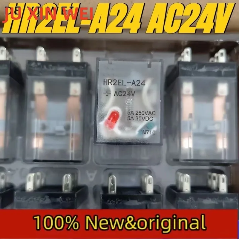 （Brand New Original）1pcs/lot 100% original genuine relay:HR2EL-A24 AC24V Intermediate relay