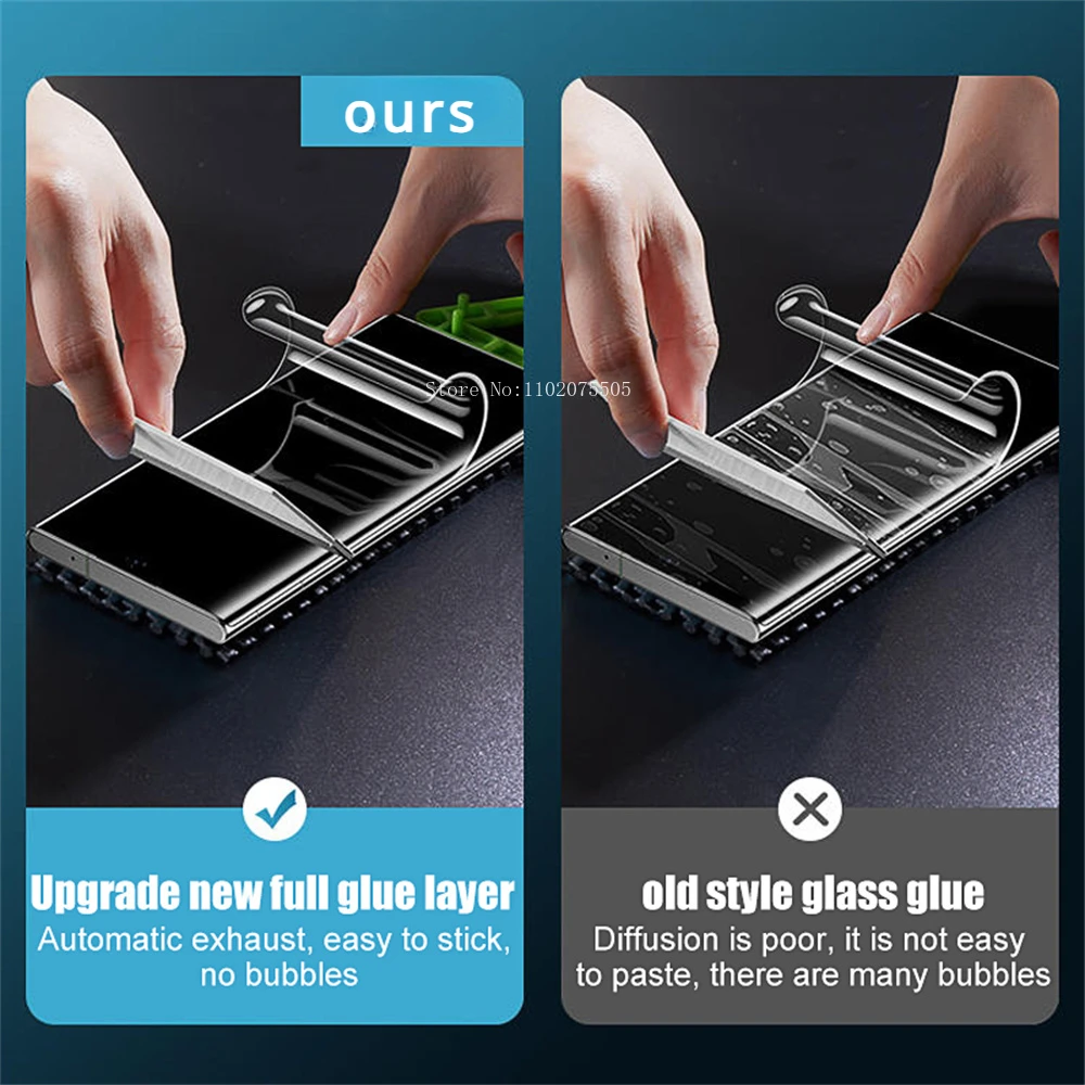 4szt HD Hydrogel Film dla Samsung Galaxy S24 S23 S22 Ultra S21 Plus S20 FE Note 20 Ultra A54 A53 A52 A34 A14 5G Screen Protector — zdjęcie produktu 5