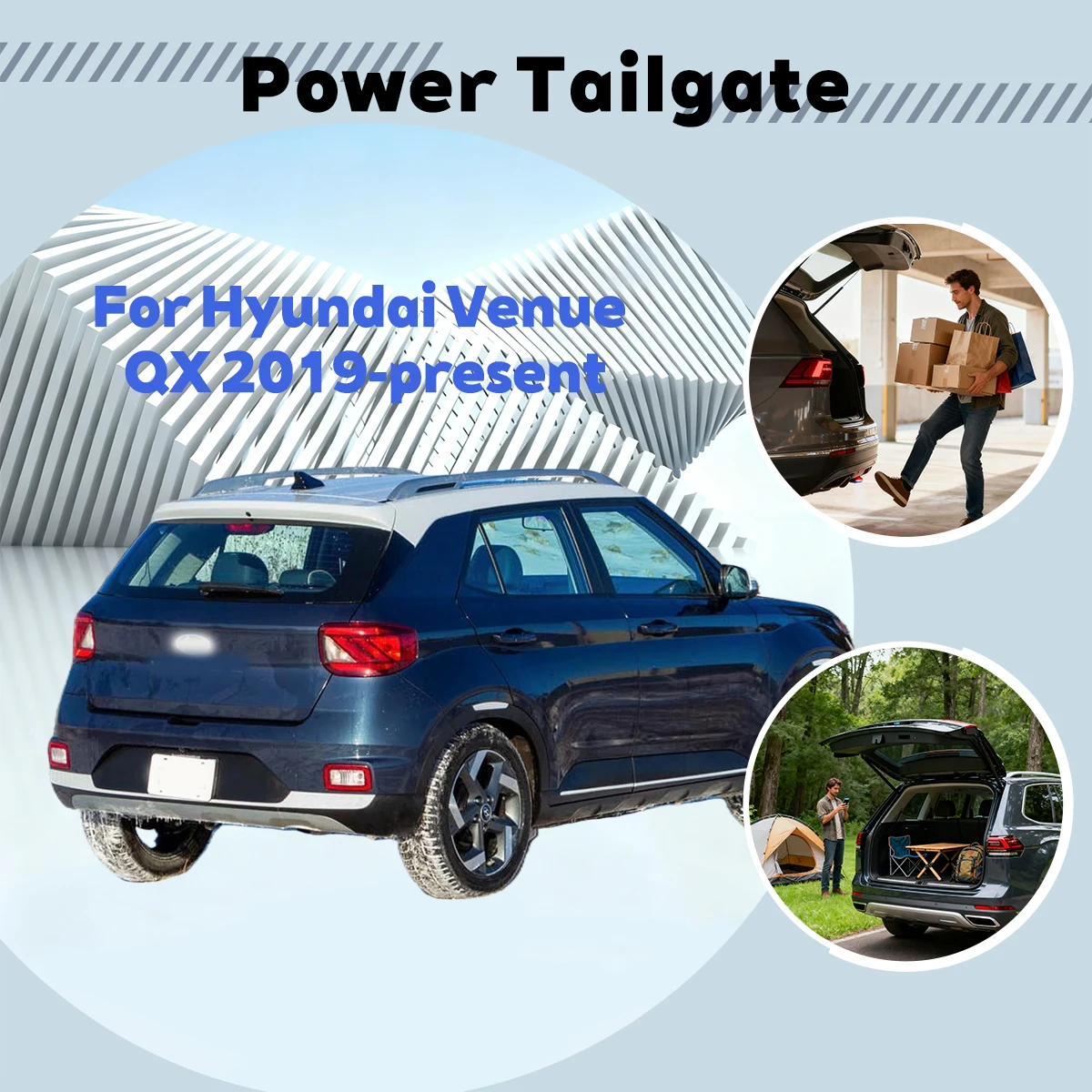 

Для Hyundai Venue QX 2019-настоящее автомобильное подъемное устройство с автоматическим подъемом, электрический модуль замка задней двери, система закрытия