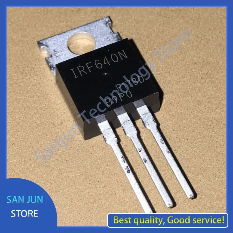

10pcs New IRF640N TO-220 18A 200V FET MOSFET N-Channel IRF640