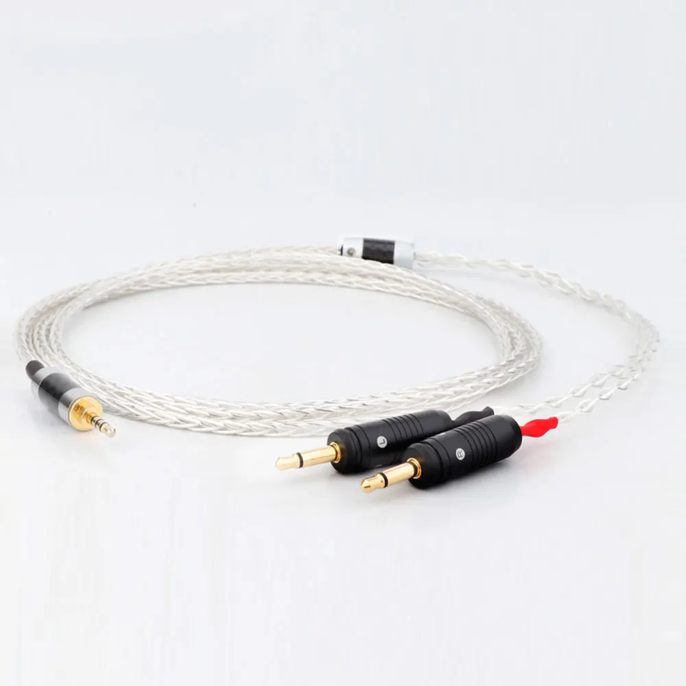 HiFi 8Core Silver Plated 2.5 4.4 6.5mm/4pin XLR Clear Celestee For Focal ELEAR Headset French Utopia Upgrade Headphone Cable