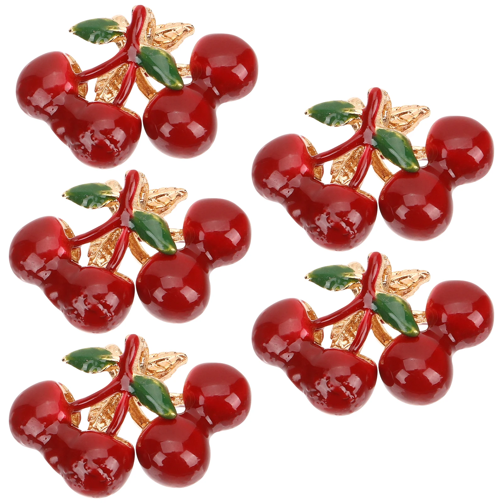 

10 Pcs Cherry Pendant Jewellery Necklace Charm Mini Charms for Jewelry Making Fashionable Beads Alloy Craft