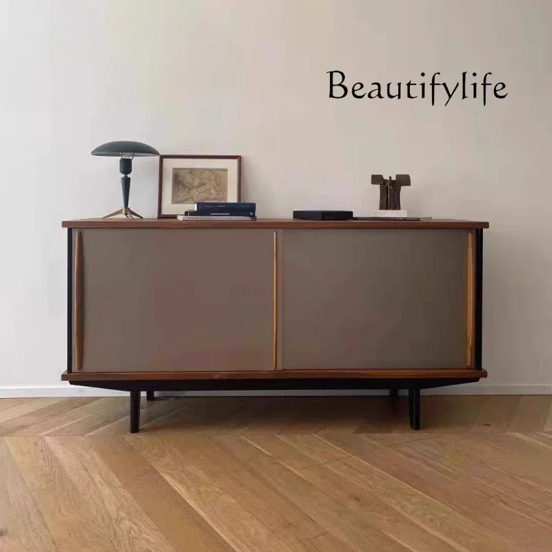 X Modernist Style Designer Metal Dining Side Cabinet High-end Custom Locker Tea Cabinet