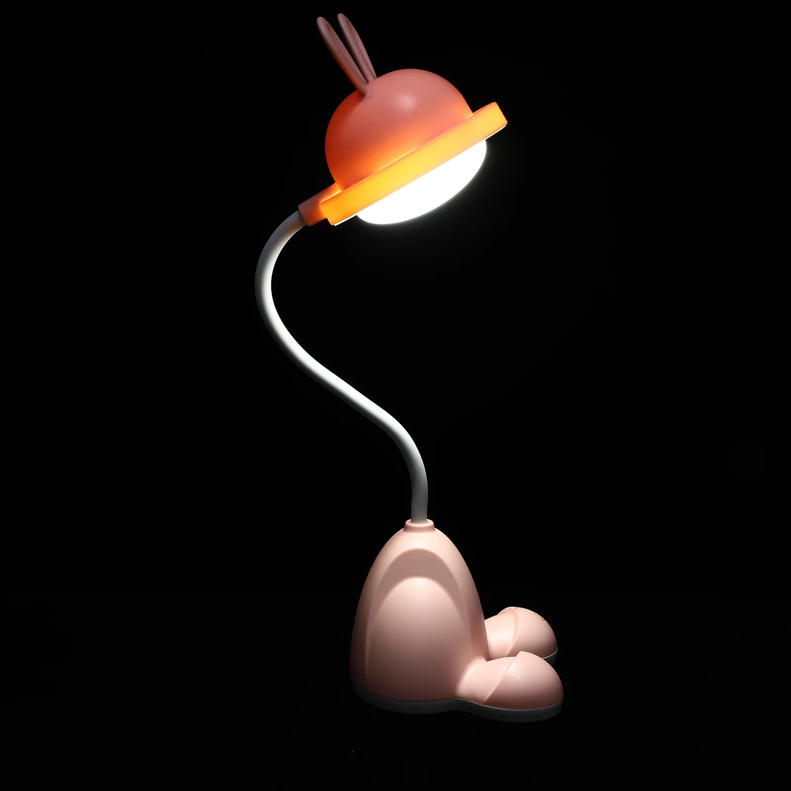 

Plastic Desk Lamp with Phone Holder Eye Caring Reading Light for Bedroom Dorm Student Table Lamps Small Night Lights