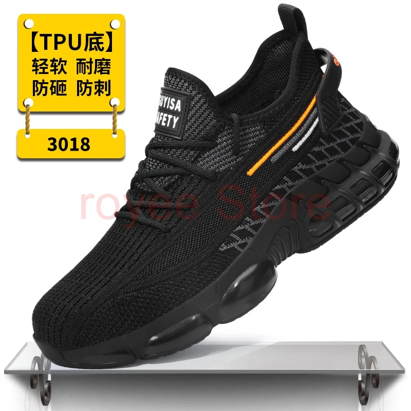 Anti-Smashing boots woman work & safety shoes Work safety Shoes for woman comfortable soft Safety Shoes Work Boots