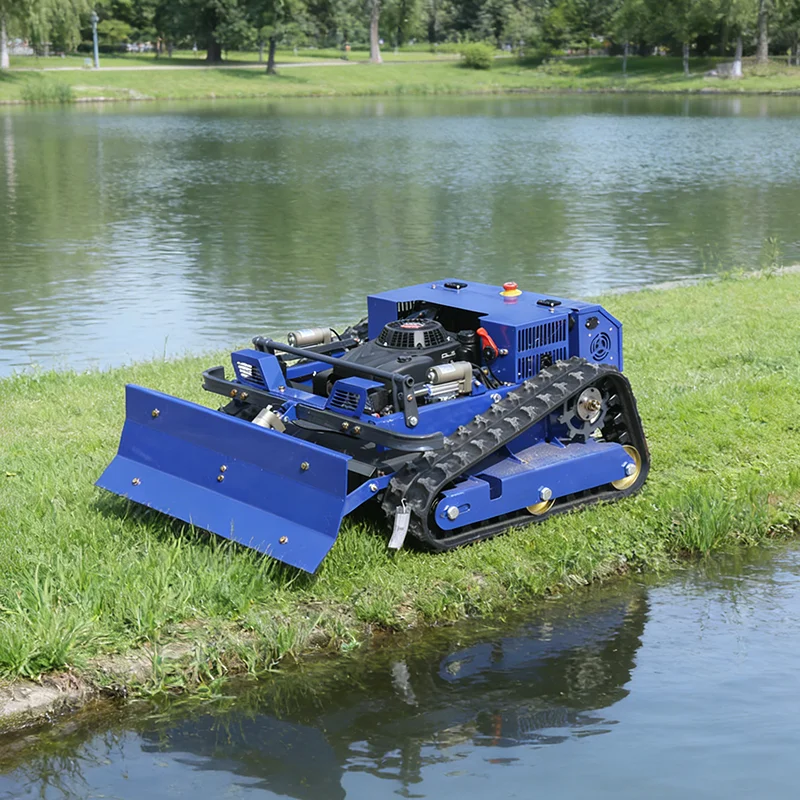 

Customized tracked remote-controlled lawn mower, farm orchard all terrain weeding and lawn cleaning equipment