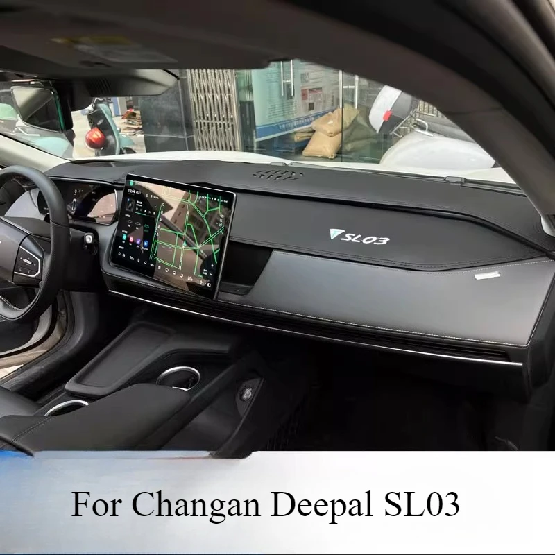 

Для Changan Deepal SL03 солнцезащитный козырек для приборной панели, антибликовый кожаный чехол для приборной панели, защитный коврик