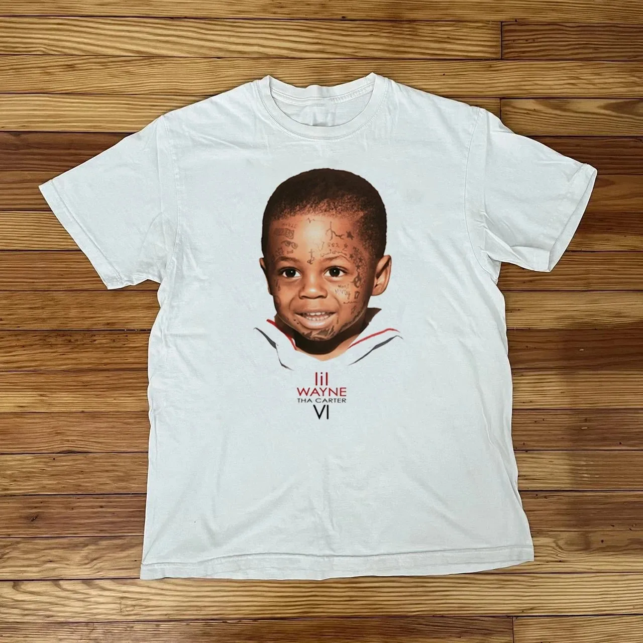 Lil Wayne - The Carter VI White Cotton All size T-shirt