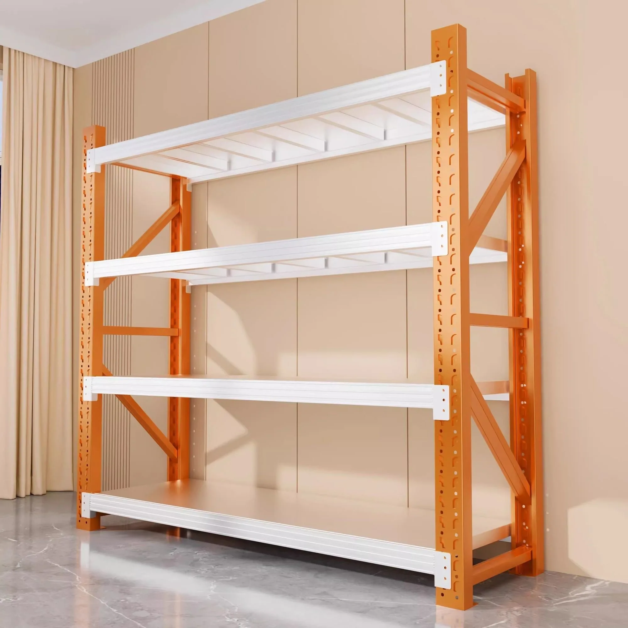 Multi-Layer Household Storage Shelves Supermarket Cargo Display Racks Warehouse Sundries Storage Rack for Home Organization