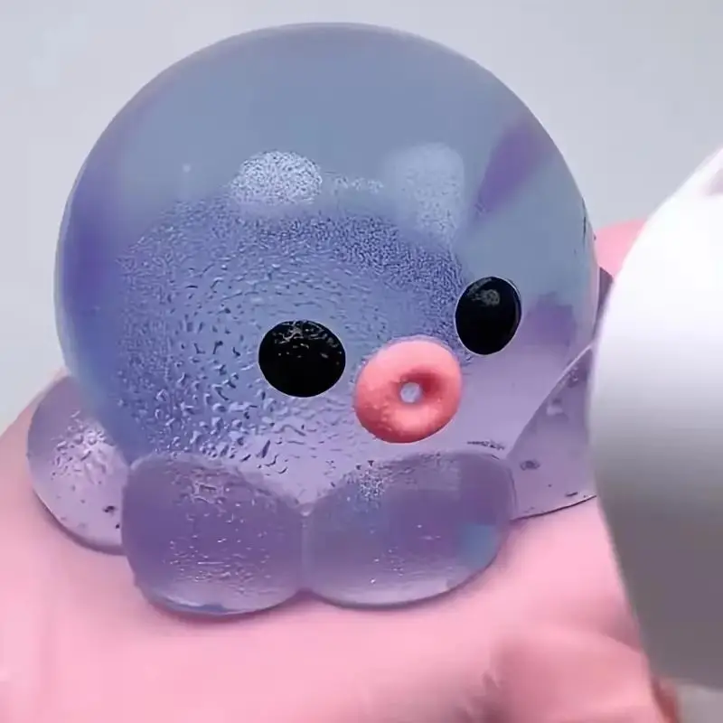 Homemade Bubble Octopus Squeeze Toy Slow Rebound TPR Material Sensory Toy For Relax Party Birthday Gift-TOY