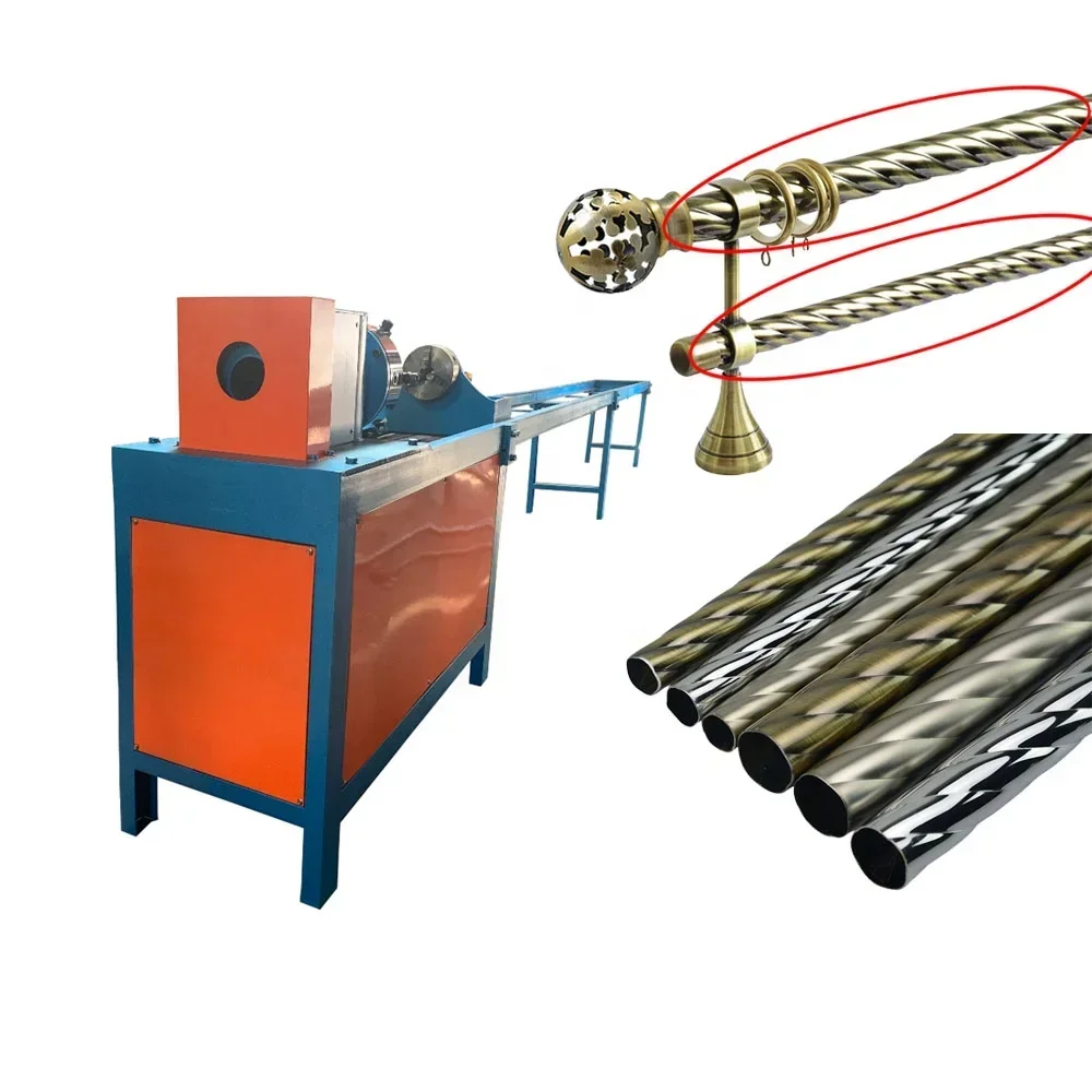 New Condition Basket and Curtain Rod Pole Production Machine Tube Twisting Flat Iron Holder Making Bending Machine