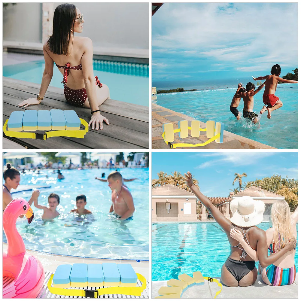 

Adjustable Swim Bungee Waist Float Training Aid For Kids Pool Flotation Belt Eva Material Lightweight Durable Portable Swimming