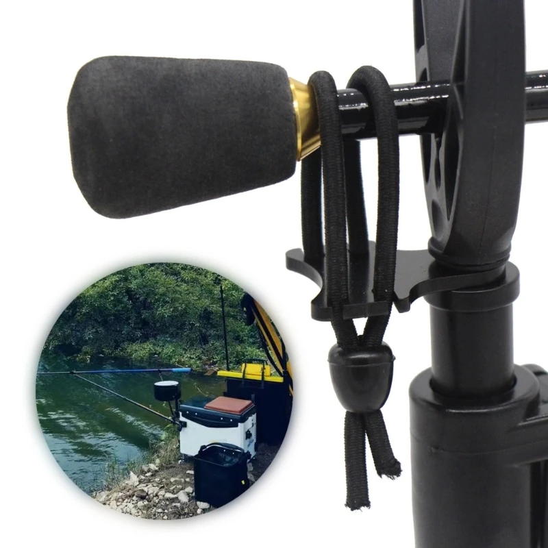 

Fishing Rod Fixing Strap Bungee Rod Lock with Button Prevent Falling Off Fishing Accessories Fishing Rod Lock Strap