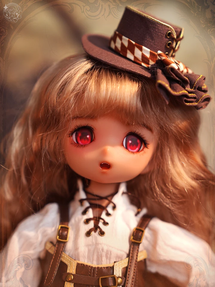 1/4 RUBY Head BJD Doll imomodoll Naked