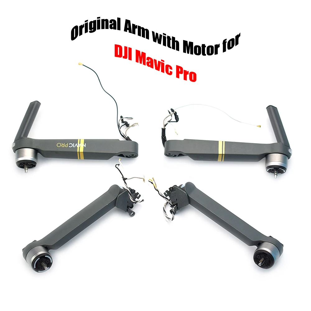 ذراع UAV أصلي مع محرك لـ Mavic Pro ، أمامي وخلفي ، يسار ويمين ، استبدال ذراع المحرك لـ DJI Mavic Pro بدون طيار ، قطع غيار للإصلاح