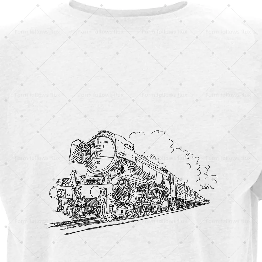 

2026 men T-Shirt Hoodie Flying Scotsman Dads Military Vehicles and Trains Hand Drawn Comic style Unisex S-6XL Plus Size Friendly