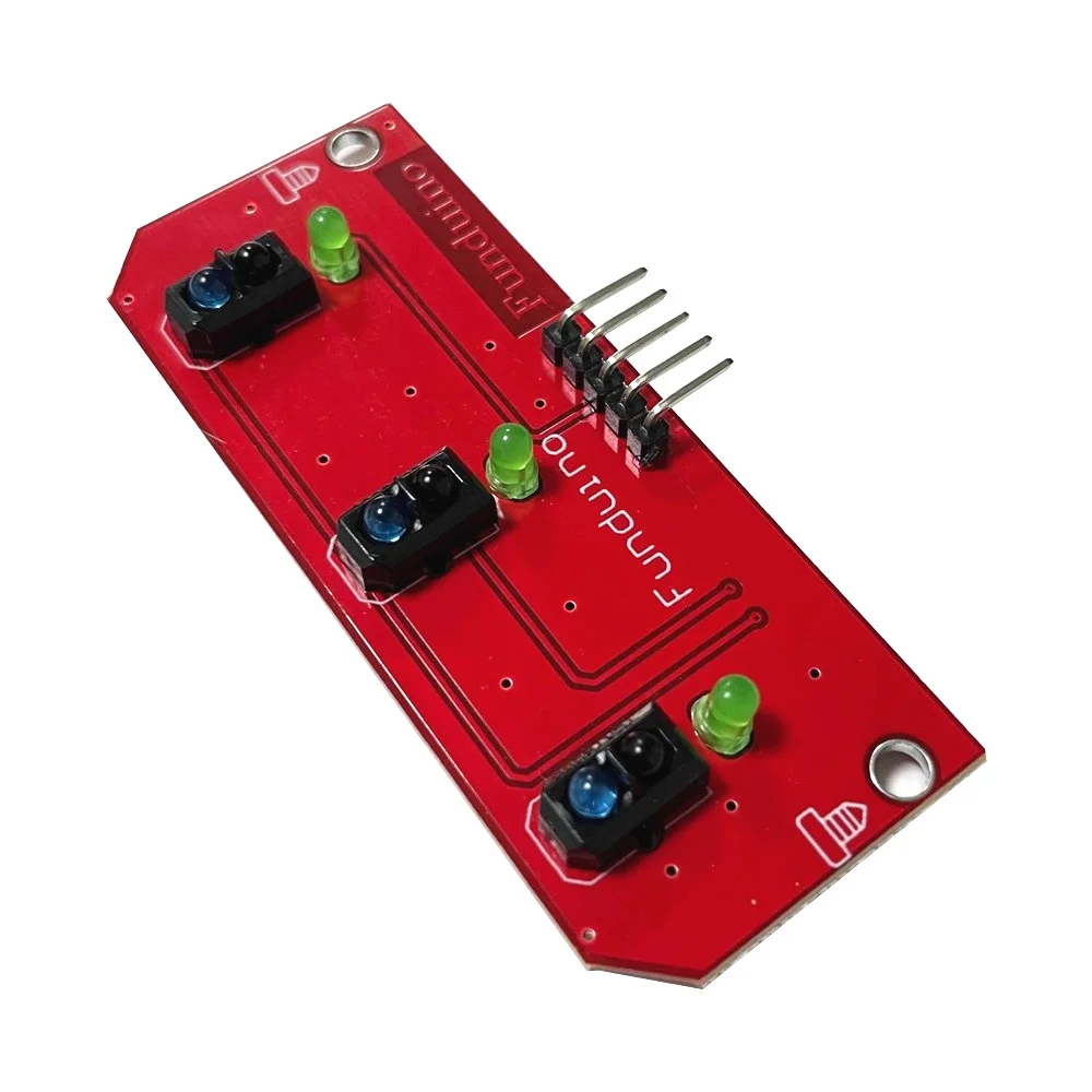 TCRT5000 Line Tracking Sensor 3 Channel Infrared Follow Module For Smart Car Robot Arduino DIY Project