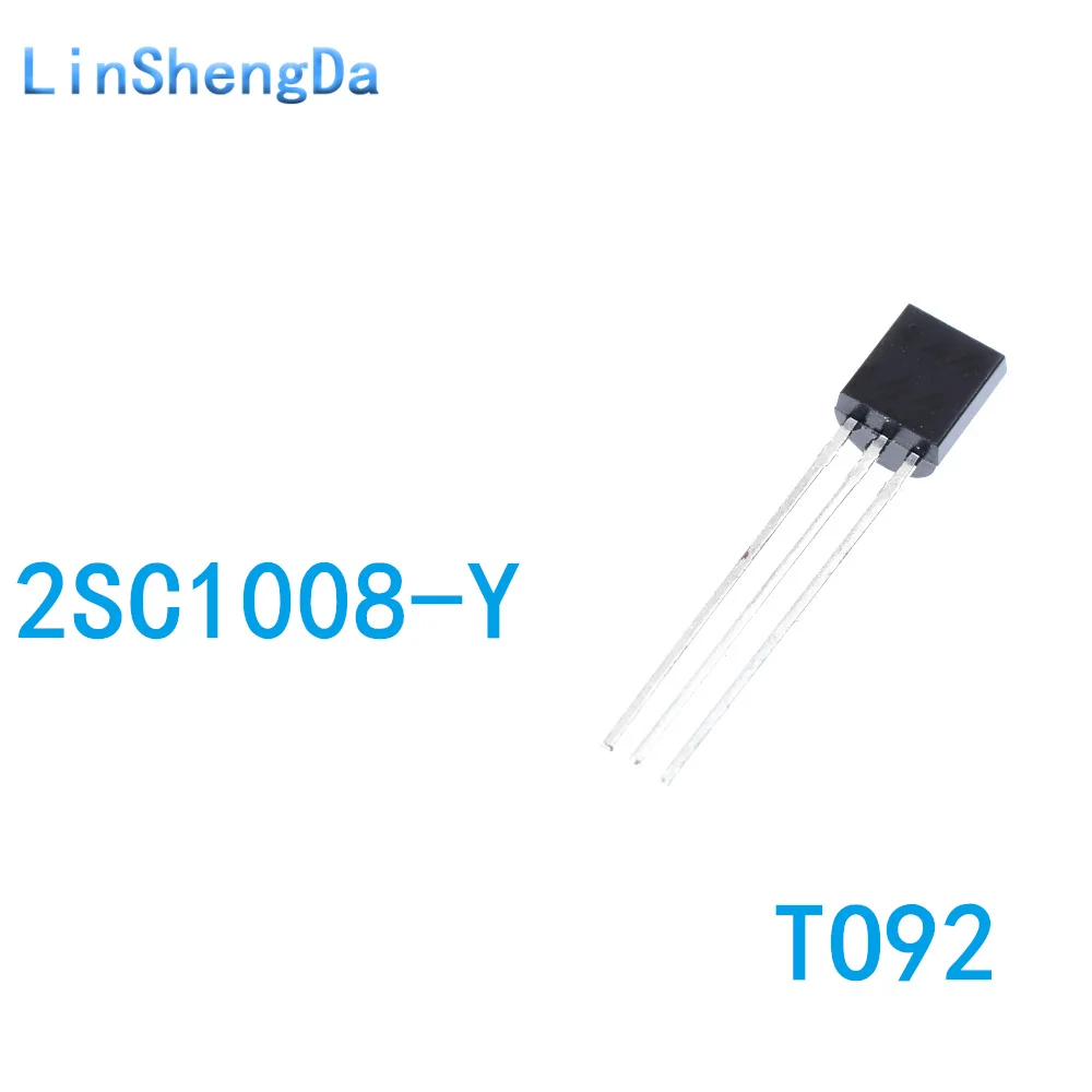 

2SC1008-Y C1008 80V/0.7A 0.8W TO92 NPN inline transistor (100 pieces)