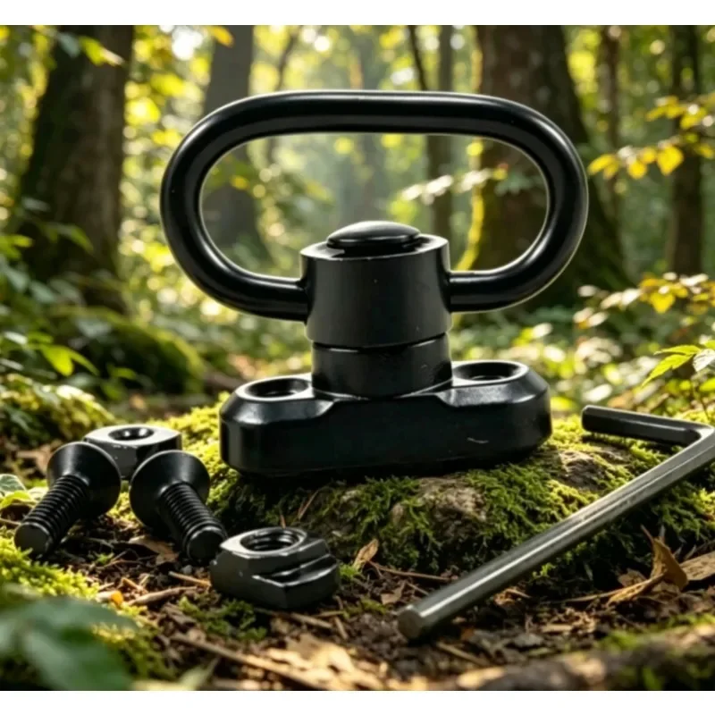 Universal MLOK QD Sling Bracket Metal Floating Cup Swivel Loop Single Double Point Sling Outdoor Training Accessory